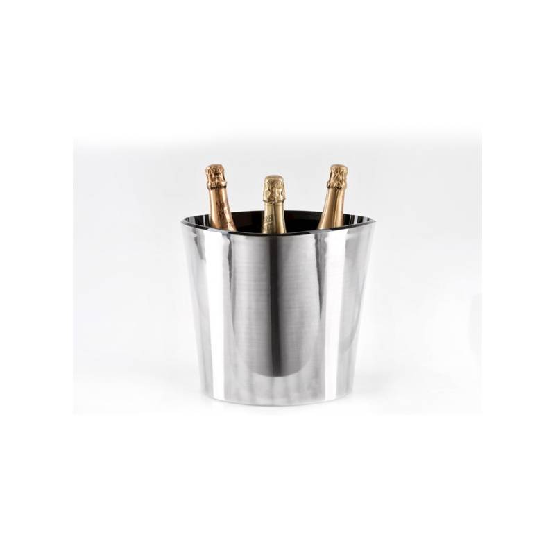 Alien thermal aluminum and white plastic sparkling wine cooler 32x29 cm