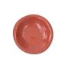 Mediterranean ceramic soup plate orange cm 24