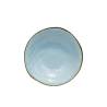 Mediterranean turquoise ceramic soup plate cm 24