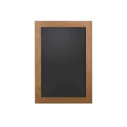 Mdf blackboard with walnut frame 21.65x29.52 inch