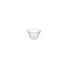 Taza desechable de plástico transparente Tulipán cl 7