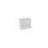 Araven rectangular cutlery drainer in white polypropylene