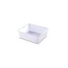 Araven rectangular tray in white polyethylene lt 20