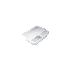 Gastronorm 1/1 Araven with lid and polyethylene flour pan