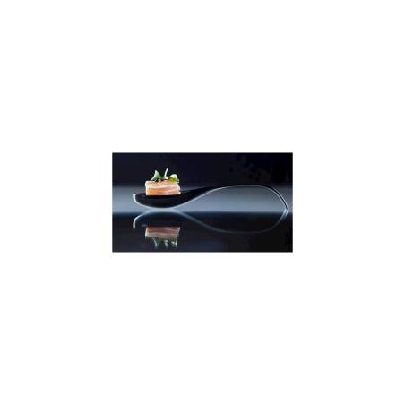 Cucchiai Sphera Araven in plastica nera cm 11,5