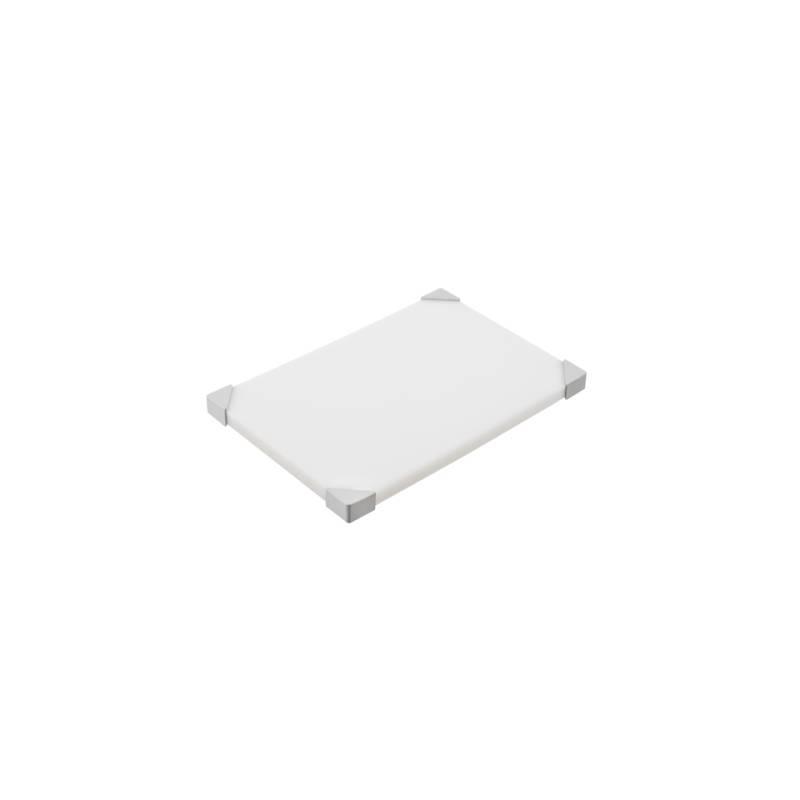 Araven white polycarbonate cutting board 30.4x20.4x1.9 cm