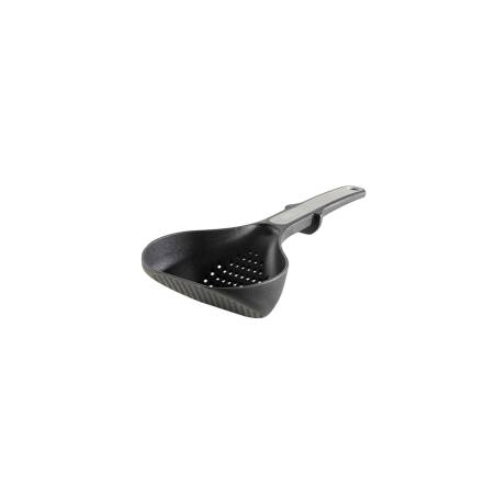 Louche perforée en nylon noir 33.5x12.5 cm