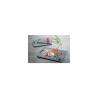 Black PE and PP antibacterial cutting board 24x15 cm
