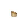 Frans gold metall kerzenhalter 9x8,5x7 cm