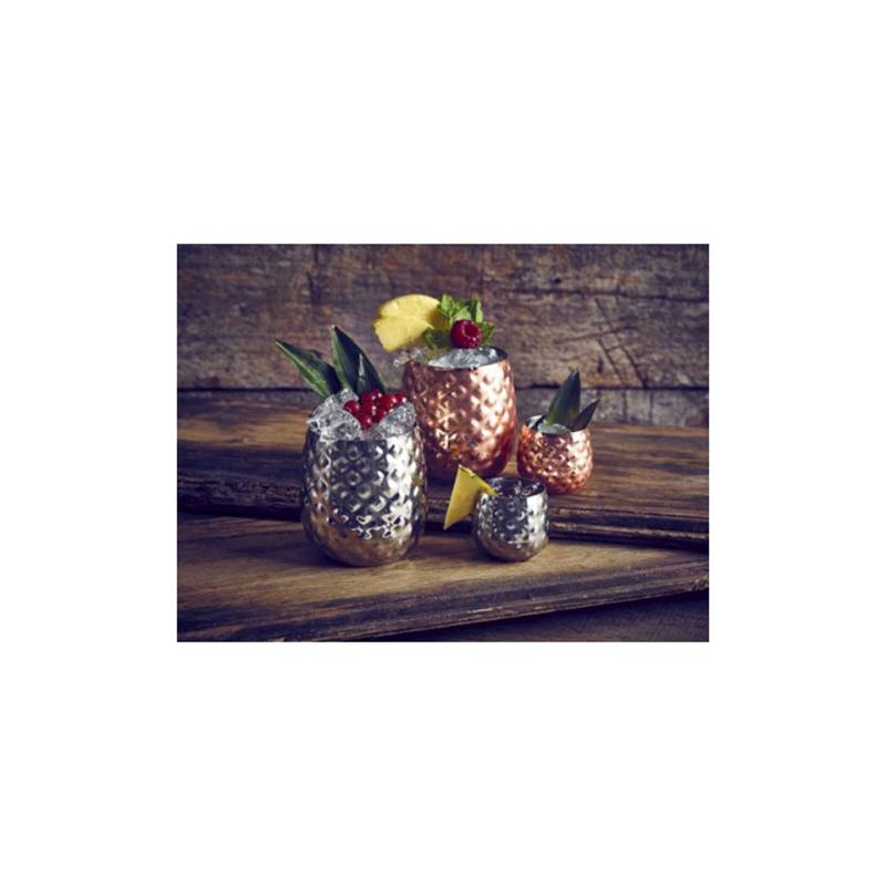 Bicchiere shot Pineapple in acciaio inox ramato cl 8