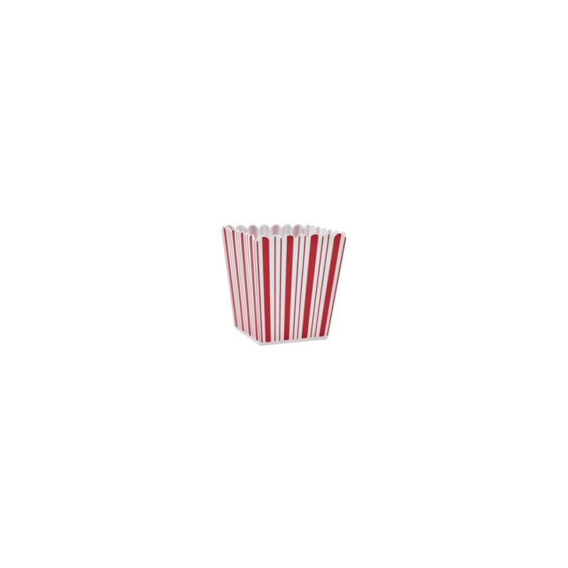 Pop Corn America plastic container white and red cl 40