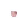 Contenitore Pop Corn America in plastica bianco e rosso cl 40