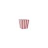 Contenitore Pop Corn America in plastica bianco e rosso cl 40