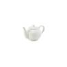Royal teapot with filter in white porcelain cl 45