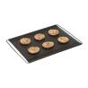 Black Teflon nonstick extendable perforated grid cm 53x32.5