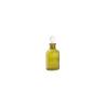 Botella verde con tapón de vidrio transparente cl 26