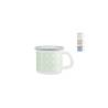 Bicchiere mug smaltato in decori assortiti cl 38