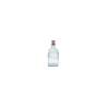 Square glass bottle with cork cl 25