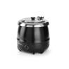 Hendi electric round soup warmer stainless steel black lt 8