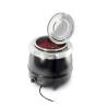 Hendi electric round soup warmer stainless steel black lt 8