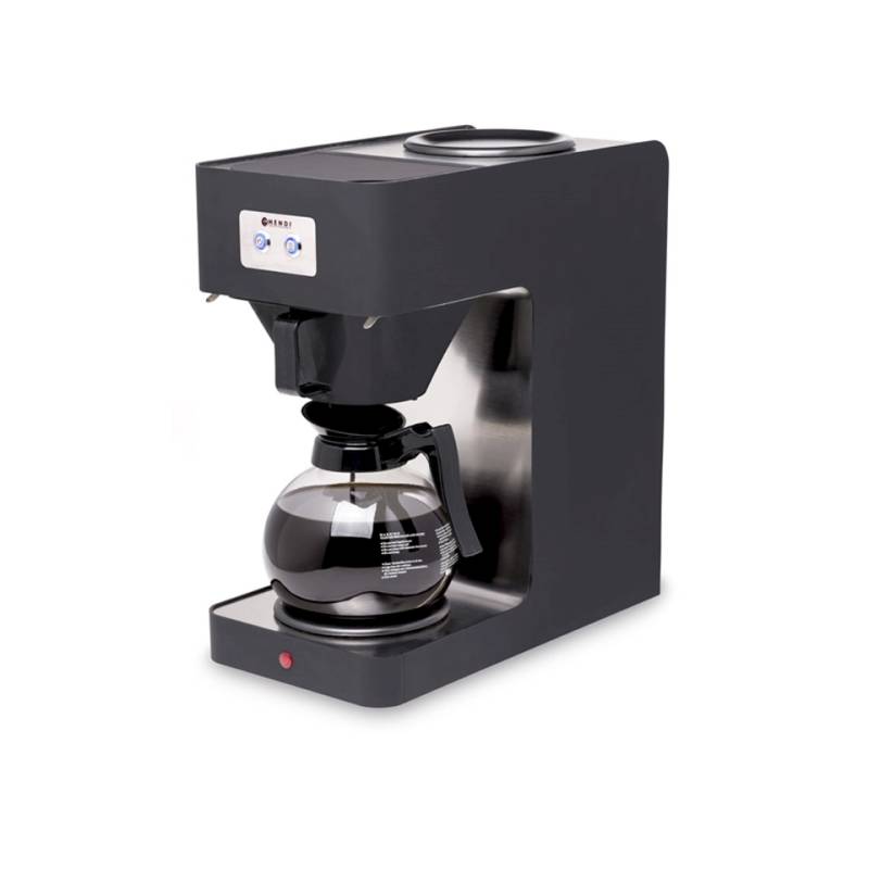 Profiline Hendi coffee machine in stainless steel and black polypropylene lt 1.8