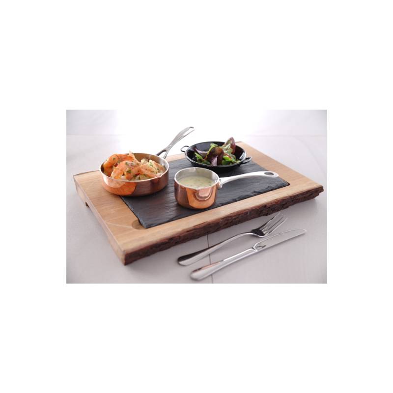 Hendi aluminum steel and copper mini casserole dish 7.5x4.5 cm