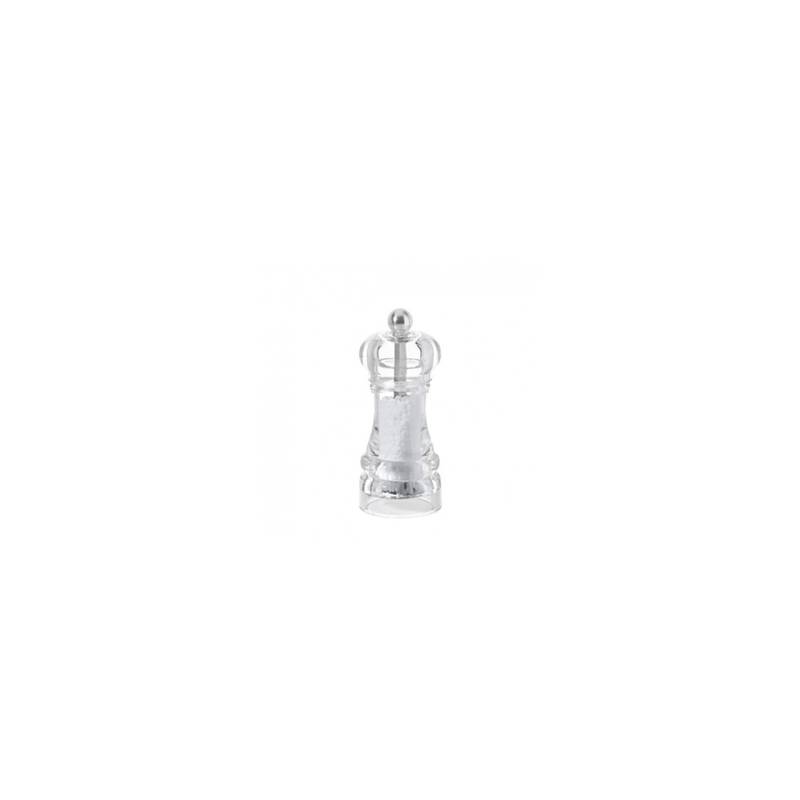 Tango salt mill in transparent acrylic cm 11