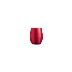 Bicchiere Primarific in vetro rosso metallizzato cl 36
