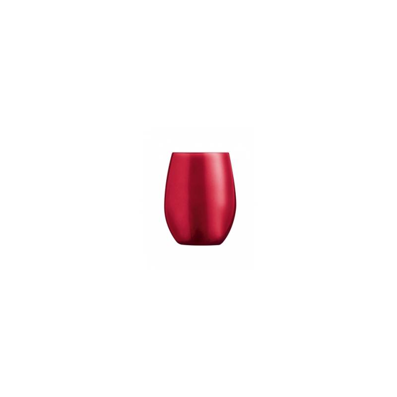 Primarific tumbler in red metallic glass cl 36