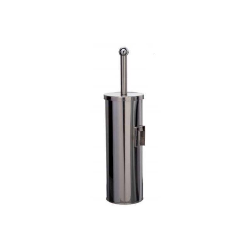 Wall mounted toilet brush holder steel cm 38