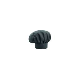 Smoke gray chef hat made of polyester and cotton