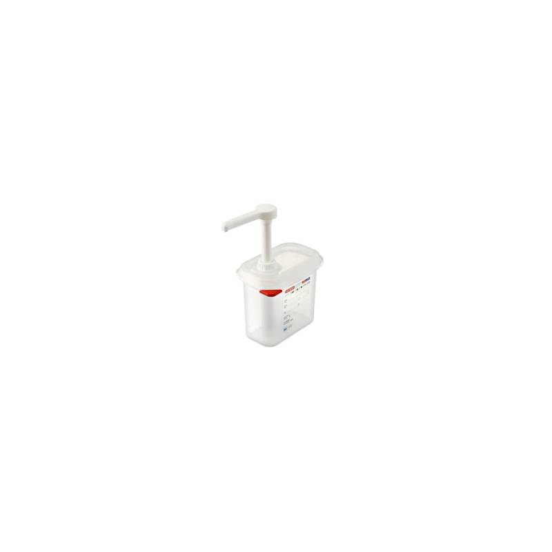 Distributeur de sauce Araven avec distributeur en polypropylène lt 1.5