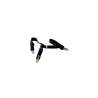Adjustable black elastic suspenders