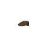 Casquette marron en polyester et coton