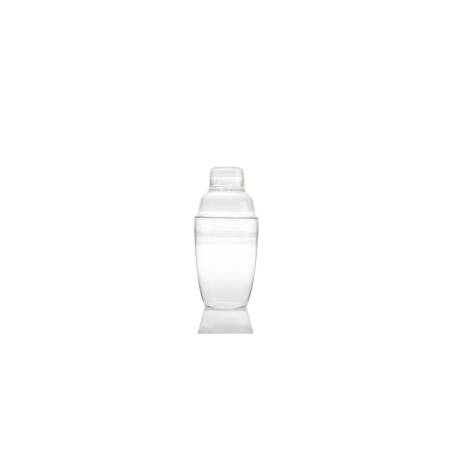Bicchiere Shaker 3 pezzi 100% Chef in plastica trasparente cl 20