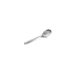 Eleven sandblasted stainless steel table spoon 21.5 cm
