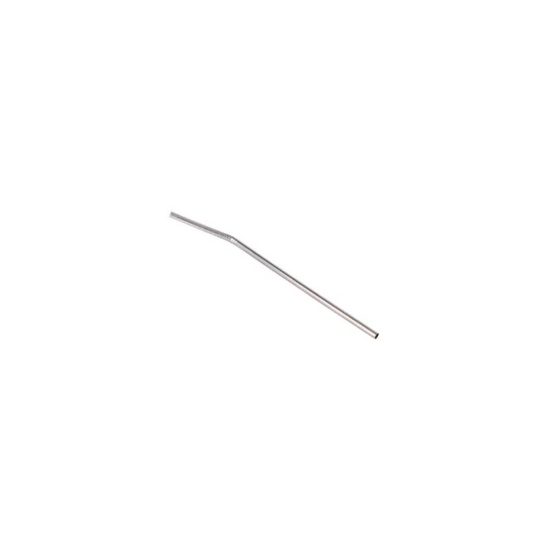Pajita doblada de acero inoxidable 23 cm