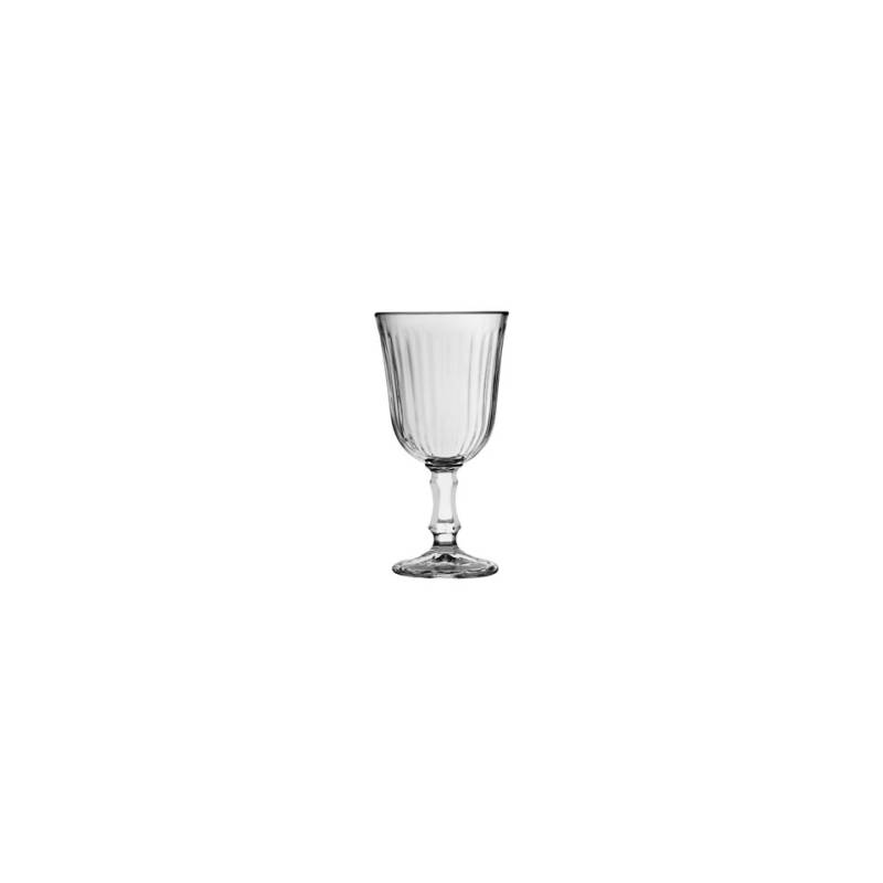 Belem goblet in worked glass cl 18