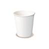 Bicchiere cappuccio monouso in cartone bianco cl 36