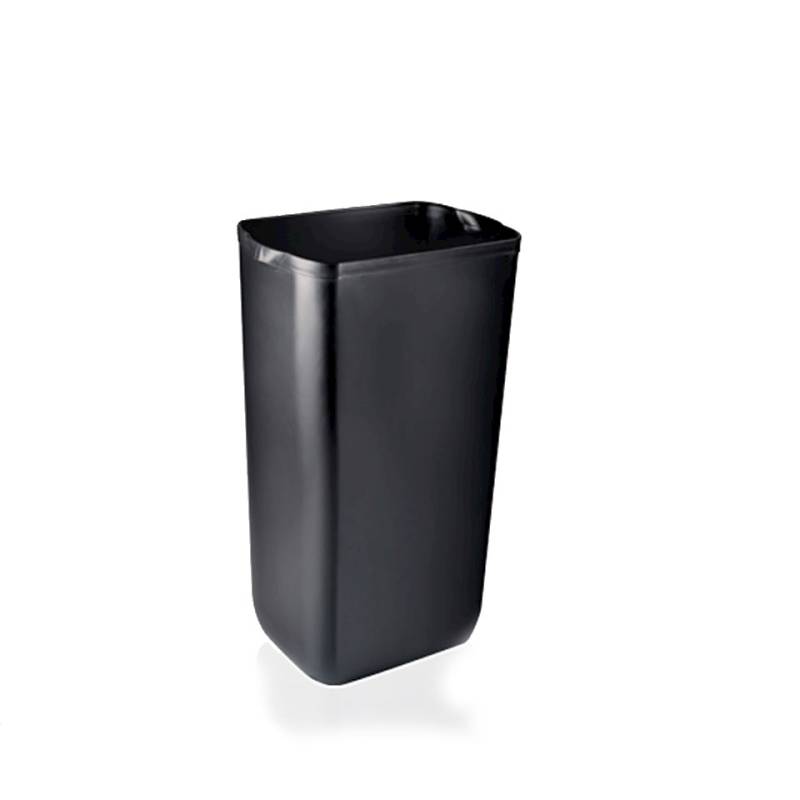 Black polypropylene litter bin lt 23