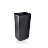 Black polypropylene litter bin lt 23