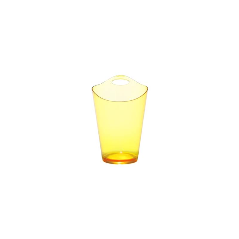 Secchiello Salsa in plastica giallo satinato cm 28x19