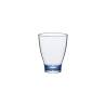 Secchiello Tulip in acrilico azzurro trasparente cm 26x20,5