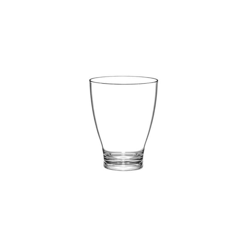 Tulip bucket in transparent smoked acrylic cm 26x20.5