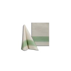 Kitchen cellulose napkin champagne and green 30x40 cm