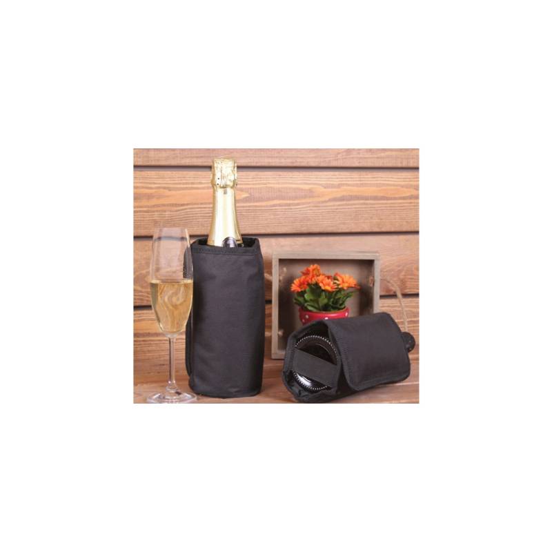 Black polyester and gel cooler thermic band cm 21x16