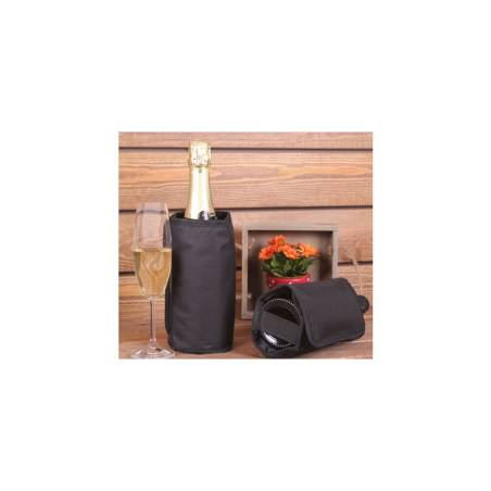 Black polyester and gel cooler thermic band cm 21x16