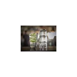 Linq beverage beverage glass stackable smoked gray cl 41.4