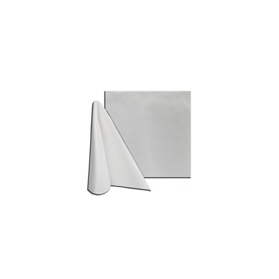 White cellulose white line napkin cm 40x40