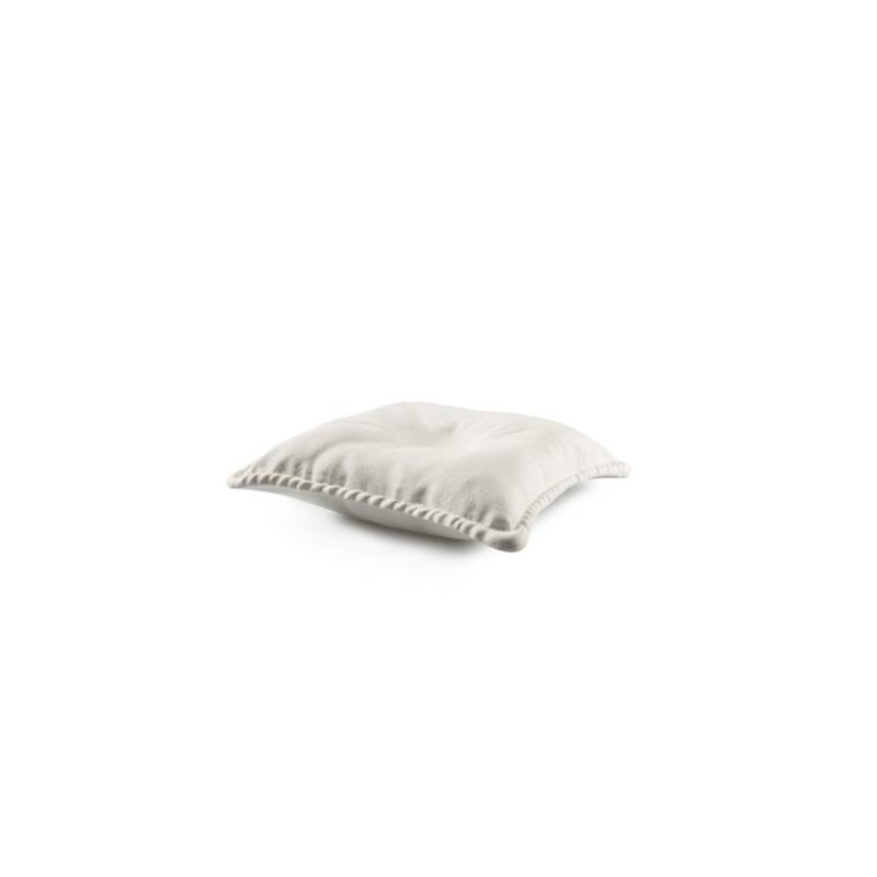 100% Chef white porcelain pillow 24x24 cm
